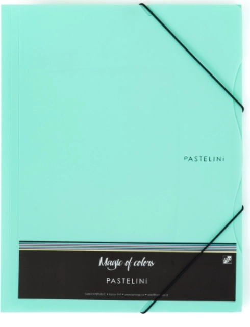 A4 File with Elastic Fastener in Pastel Green