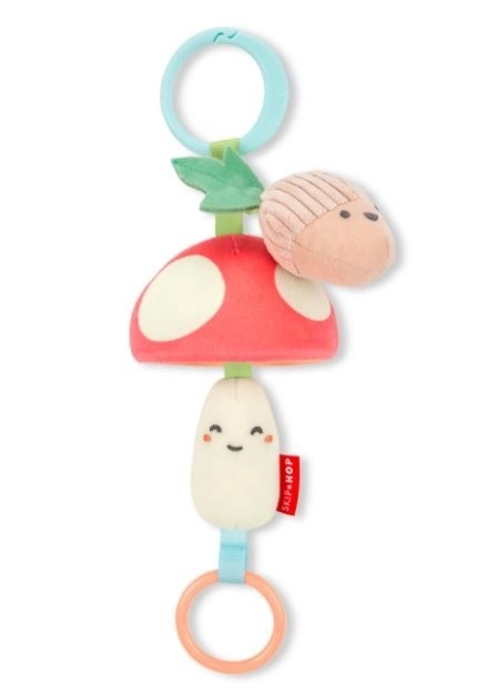 Soft Sensory Stroller Toy Mushroom Farmstand