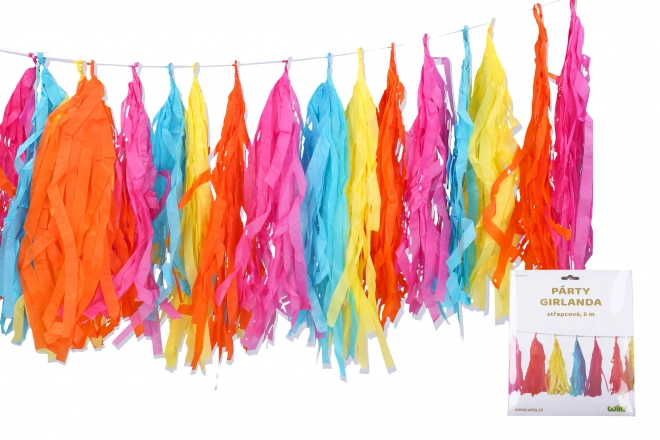 Colorful Paper Tassel Garland