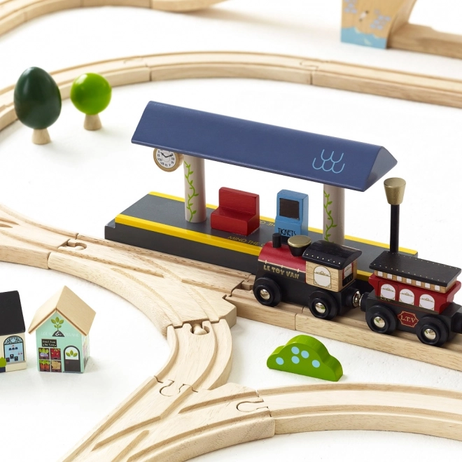 Le Toy Van City Wooden Train Set