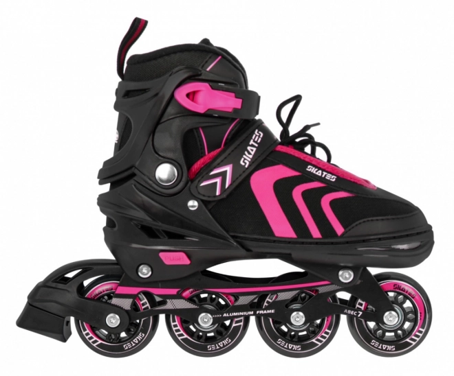 4-in-1 Kids Skates Rollers Ice Skates Pink Size 29-33