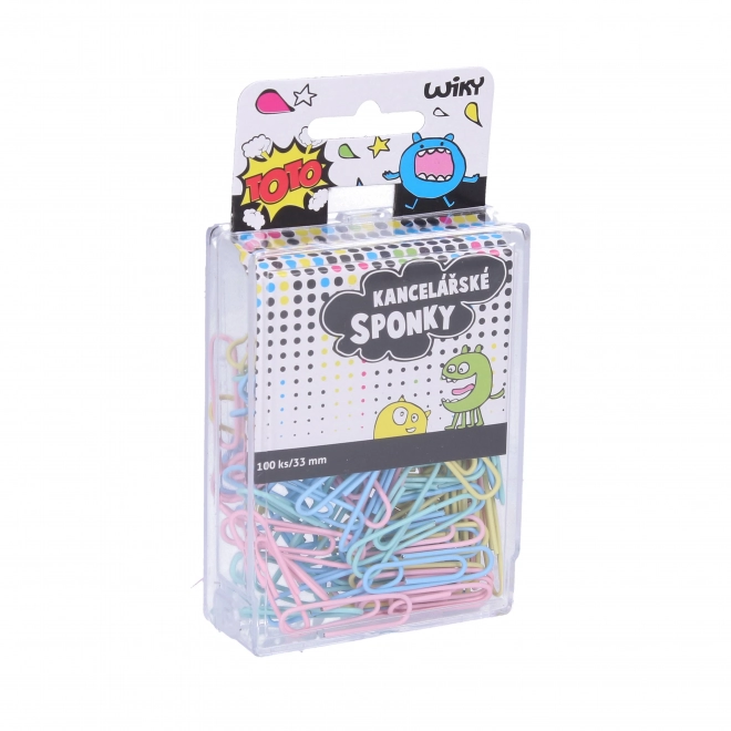 Office Paper Clips 33mm Pack of 100