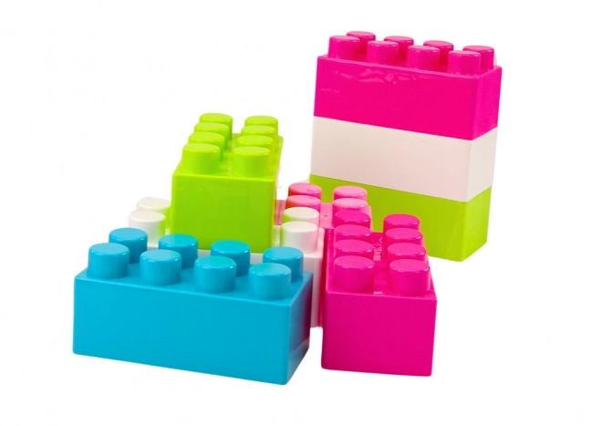 Large Construction Blocks with Colorful Stickers