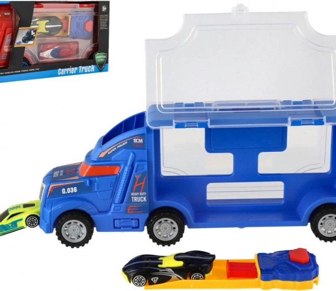 Camion auto trasportatore con macchine