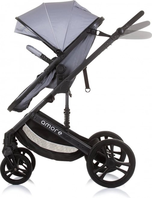 Chipolino stroller Amore 2-in-1 Jungle – Ash Grey