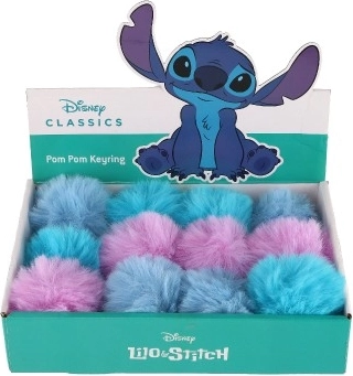 Stitch Keychain with Pom-Pom