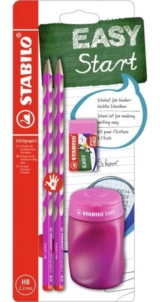 STABILO EASYgraph School Set for Right-Handers Pink
