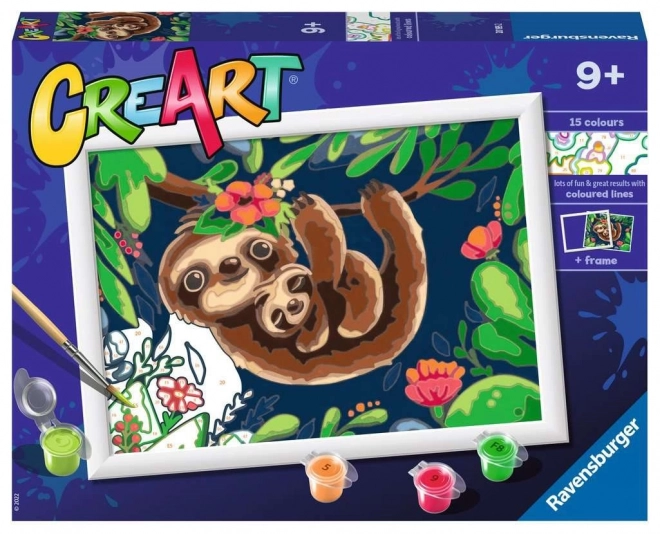 Creative Art Sloths Painting Set