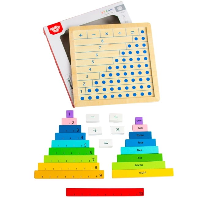 Gioco in legno - puzzle contare