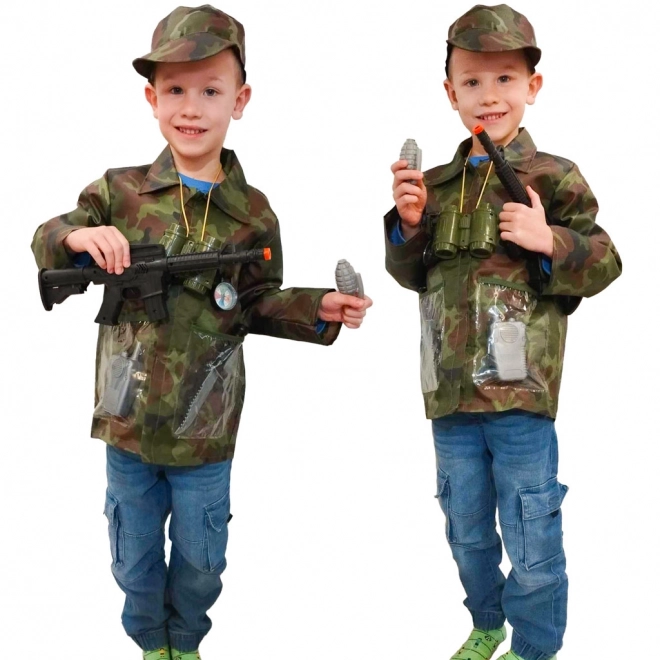 Carnival Soldier Costume Set for Kids