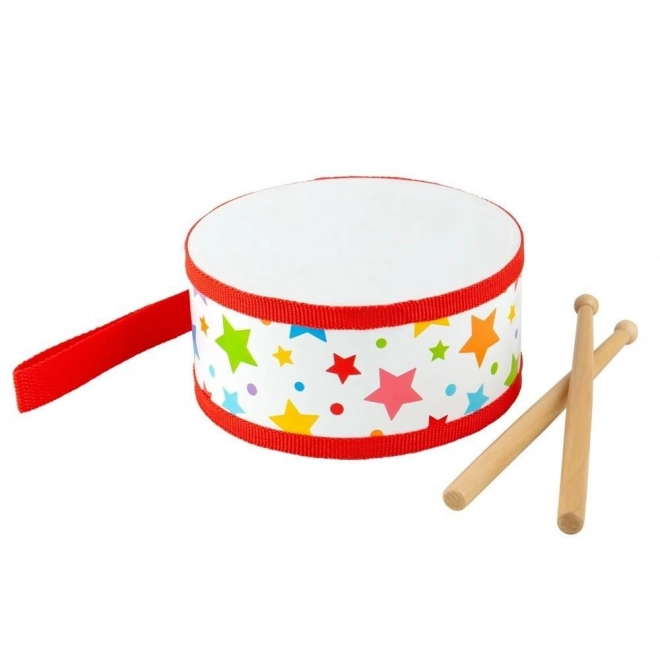 Wooden Drum with Stars