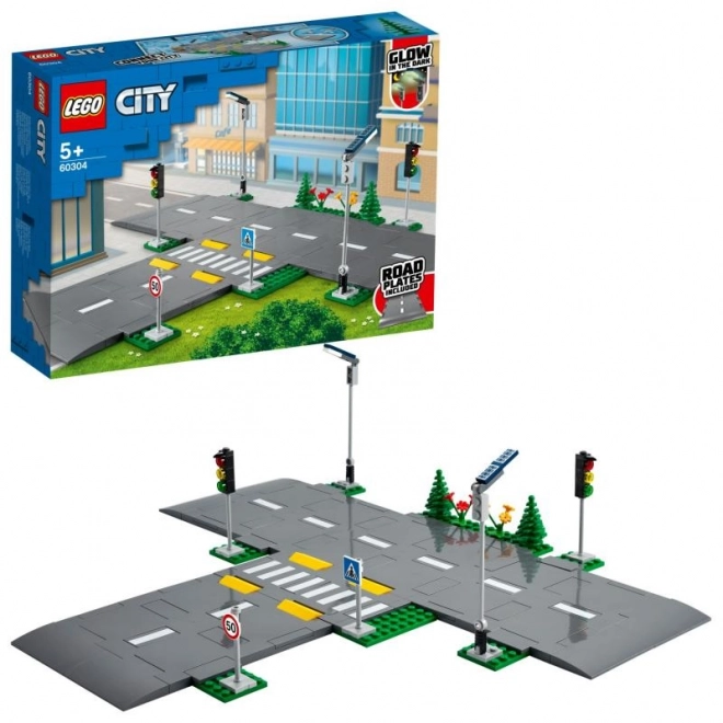 Lego City Road Plates Set