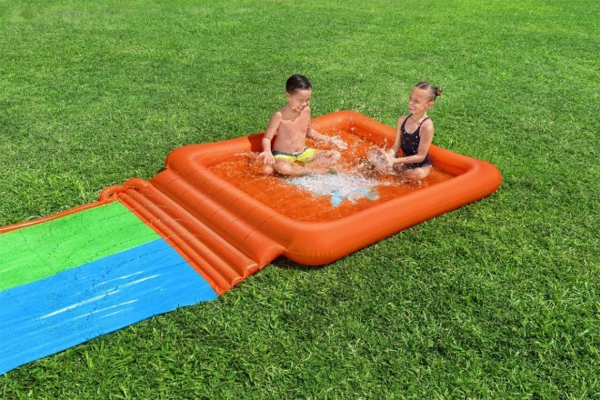 Double Water Slide Super Splash for Kids 3+