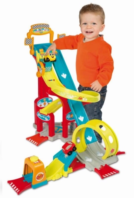 Smoby Vroom Planet mega jump racetrack for kids