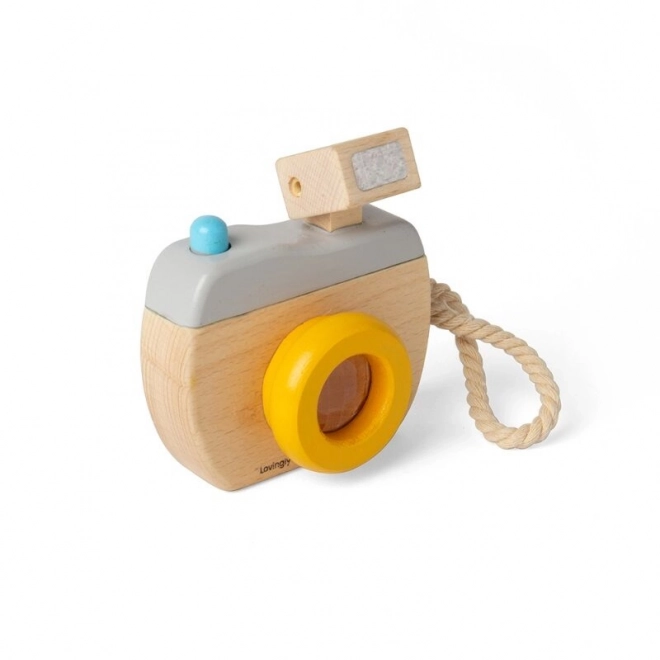 Wooden Camera with Flash Toy by Bigjigs Toys