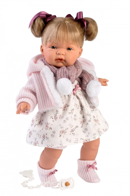 Realistic Doll with Sounds - 38 cm