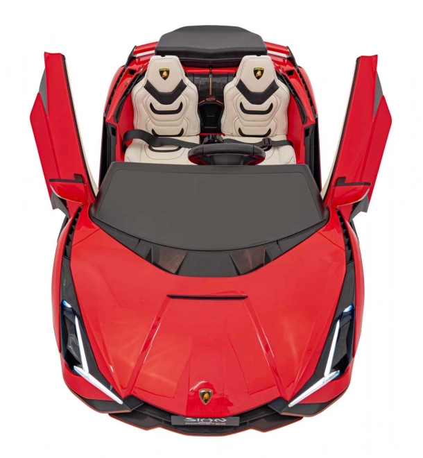 Ružové vozidlo Lamborghini Sian – Červené