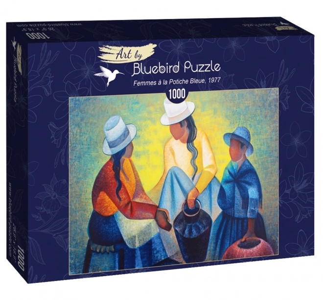 Bluebird Women with Blue Vase Puzzle