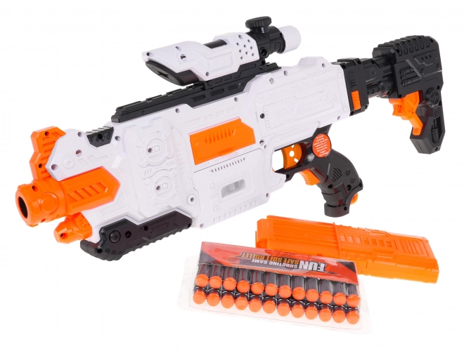 Fast Pioneer White Semi-Automatic Toy Gun