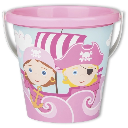 Androni pink pirate sand bucket