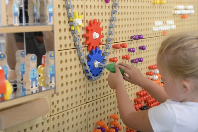 Interactive Play with STEM Board