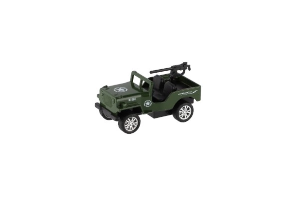 Military Mini Car with Pull-Back Mechanism