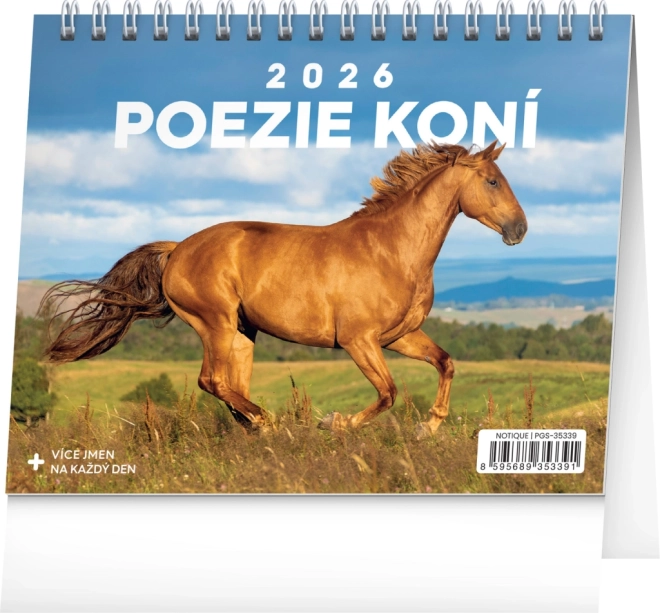 Stolni kalendar Pjesništvo konja 2026