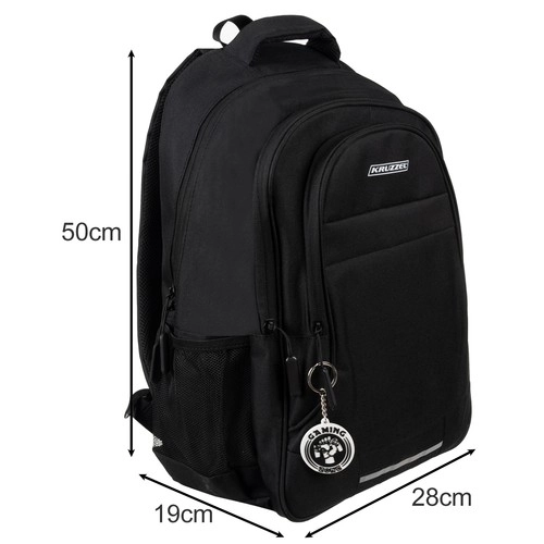 Large Black Backpack 30L