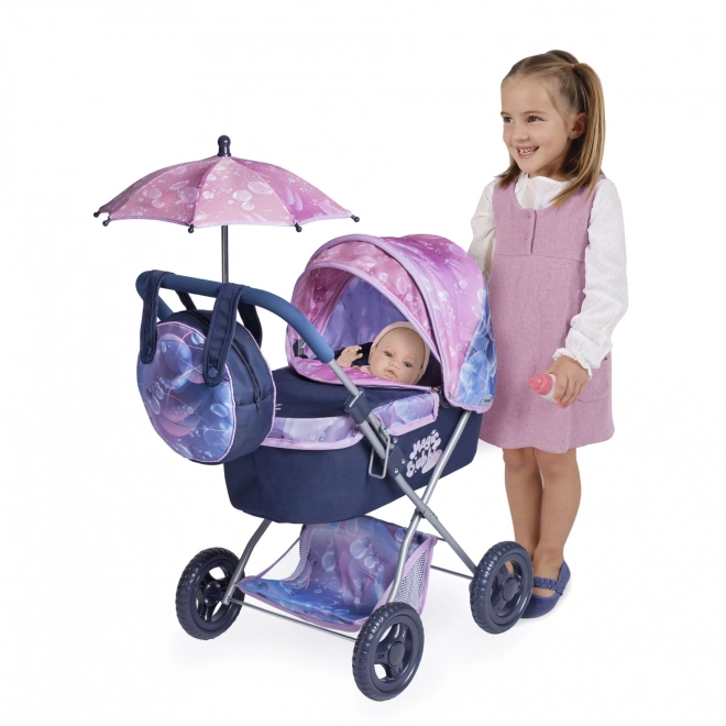 Decuevas Folding Doll Stroller with Umbrella and Bag Magic Bubble