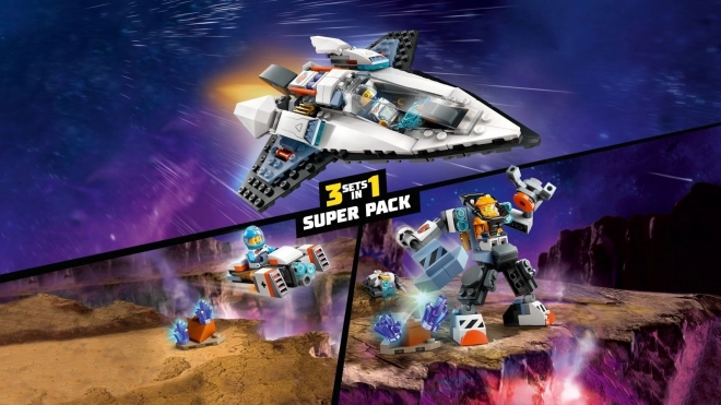 Cosmic Flying Motorcycle LEGO City Set