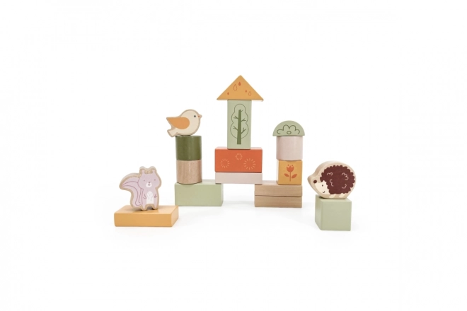 Wooden Animal Blocks Set