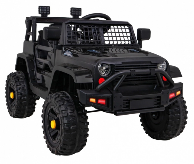 Autíčko Jeep Dark Night na akumulátor pre deti Čierne – Čierne