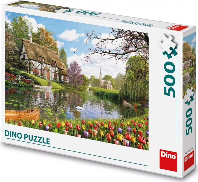 Lakeside Cottage Puzzle 500 Pieces