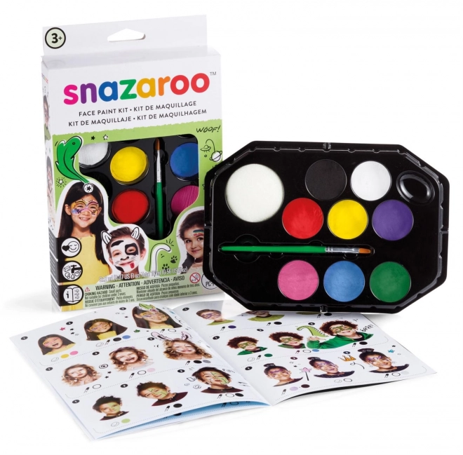 Snazaroo Face Paint Set Rainbow 8 Colors