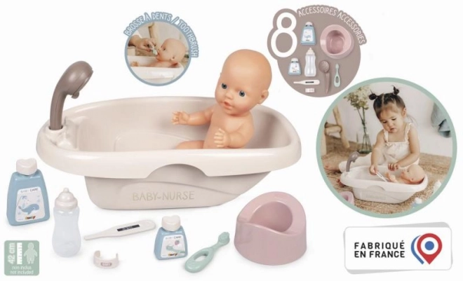 Doll Bath Tub with Accessories