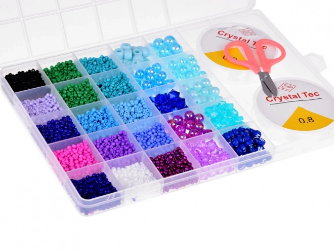 Colorful Crystal Bead Bracelet Making Set