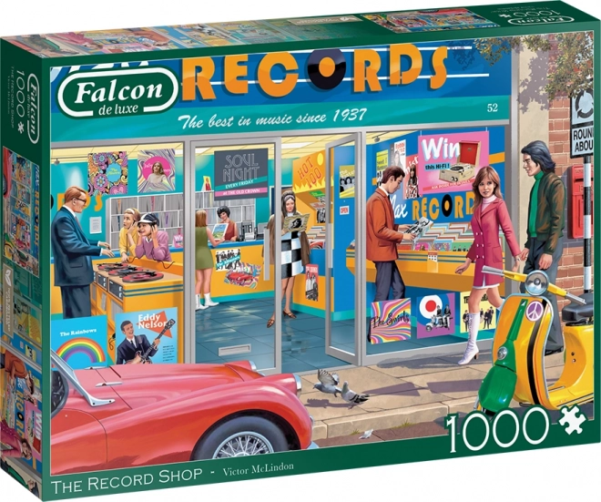 Puzzle Sklep Muzyczny 1000 elementów
