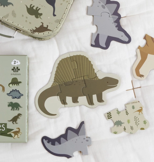 Dinosaur Puzzle Set by A Little Lovely Company