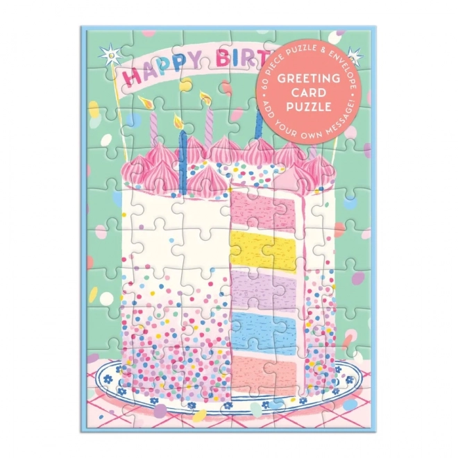 Birthday Greetings Puzzle 60 Pieces