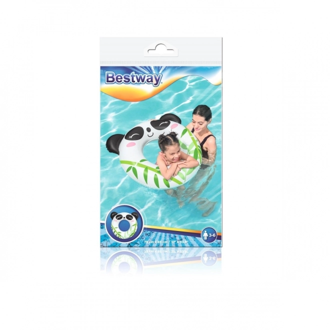 Inflatable Swim Ring Panda Frog Design