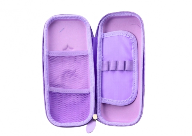 Unicorn 3D Foldable Pencil Case Purple