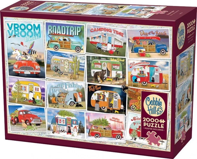 Cobble Hill Puzzle Vroom Vroom 2000 Pieces