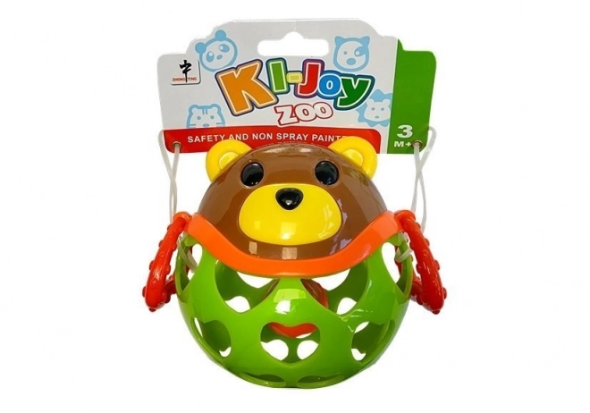 Rattle and Teething Bear 11 cm