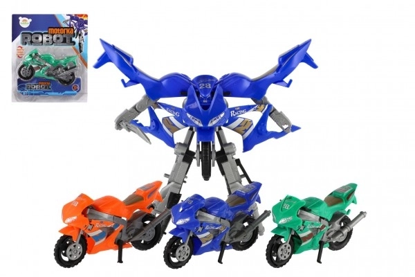 Transforming Motorcycle and Robot Toy