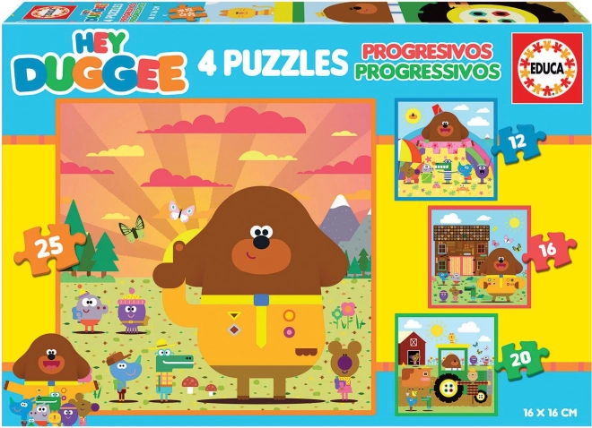 Hey Duggee Progressive Puzzle Set