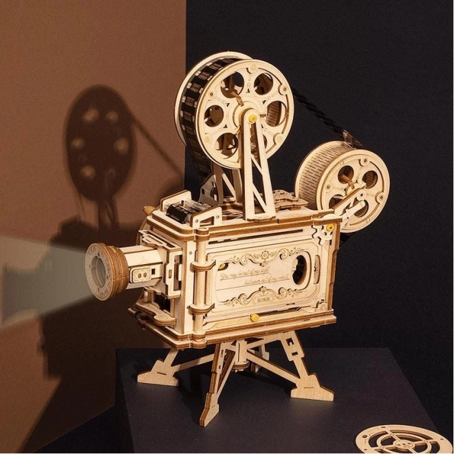 Rokr 3D Wooden Puzzle Mechanical Movie Projector