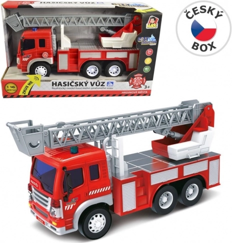 Camion de pompiers avec échelle MaDe