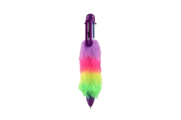 Colorful Plush Pen with Six Colors