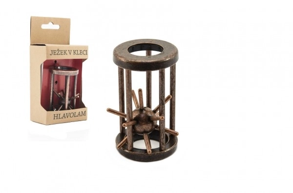 Metal Hedgehog in a Cage Puzzle