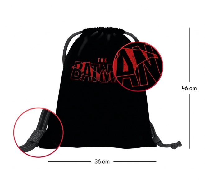 Batman Red Shoe Bag